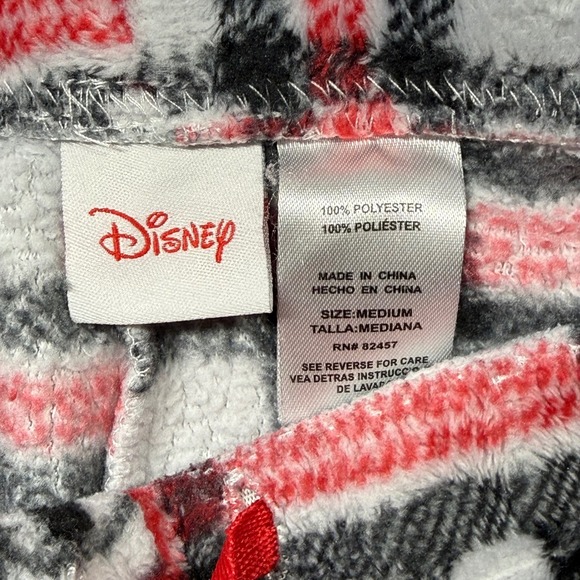 Disney Jack Skellington Plaid Flannel Pajama Pants Sleepwear Lounge Pants Medium - Picture 7 of 12